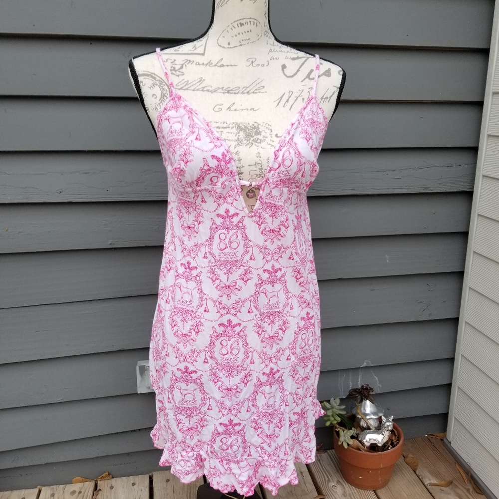 Victoria's Secret Pink Toile nightgown size large